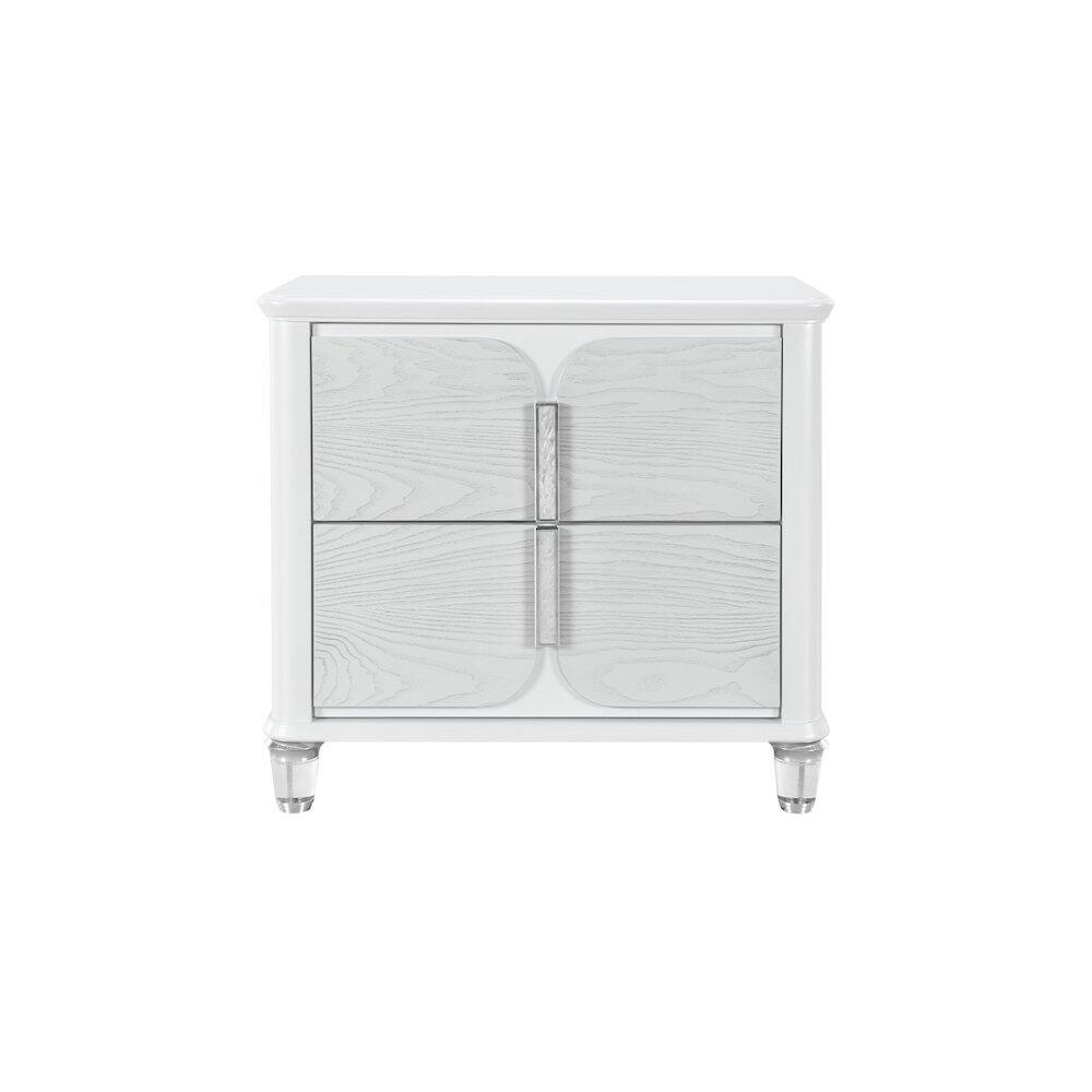 Global Furniture USA - Contemporary Apollo Grey Nightstand, Grey - Gray