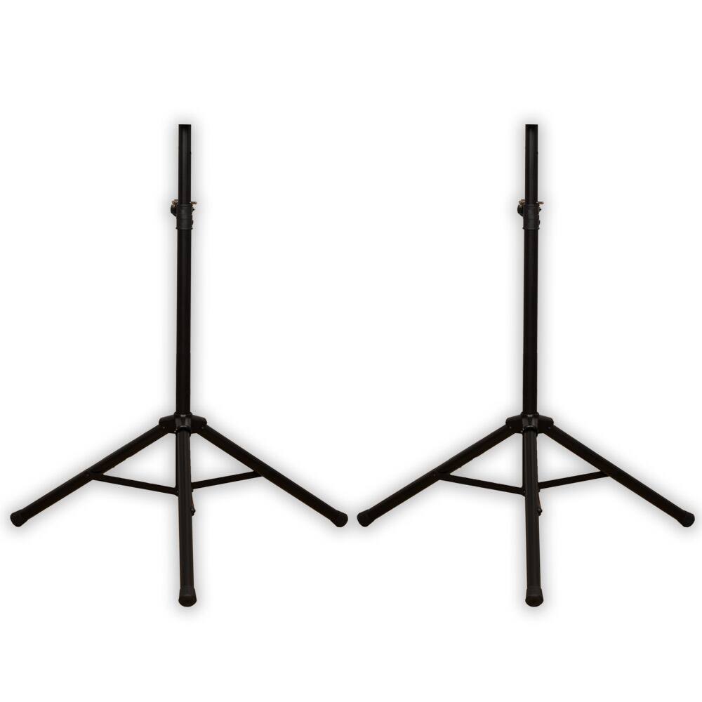 Alt View 5. Acoustic Audio by Goldwood - PA-500X Passive 800 Watt 3-Way Speaker Pair DJ PA Speakers and Stands - Black.