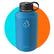 Alt View 12. Buzio - Duet Series Insulated 64 oz Water Bottle with Straw Lid and Flex Lid - Cobalt.