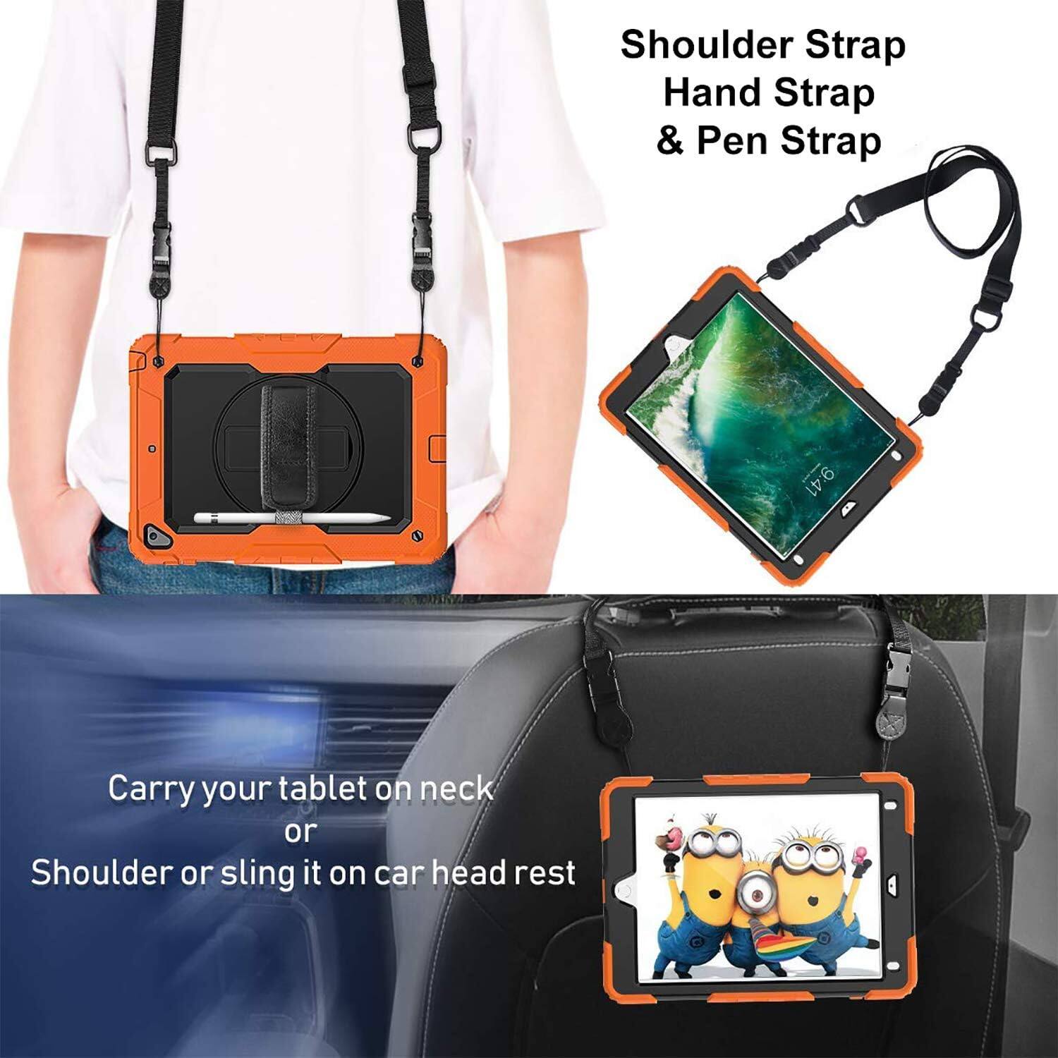 Shoulder Strap Hand Strap & Pen Strap

9:41

Carry your tablet on neck or Shoulder or sling it on car head rest