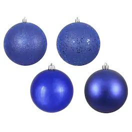 Vickerman - 4.75" 4 Finish Ball 4 Box - Cobalt Blue