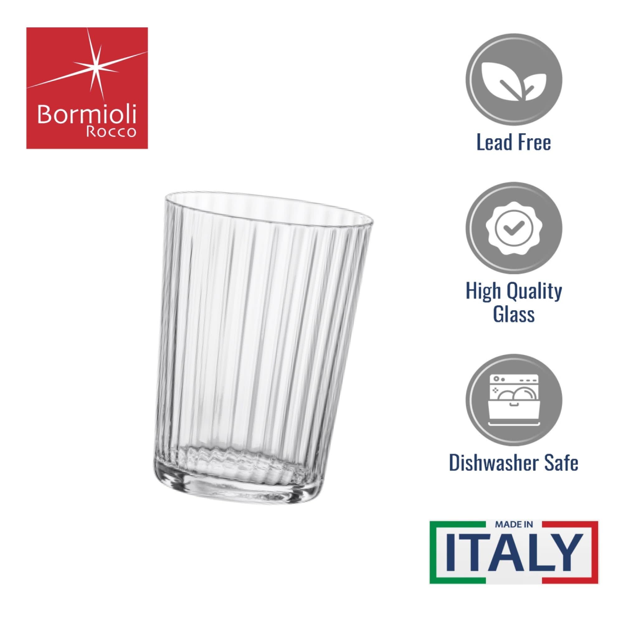 Bormioli Rocco Lead Free High Quality Glass Dishwasher Safe MADE IN ITALY