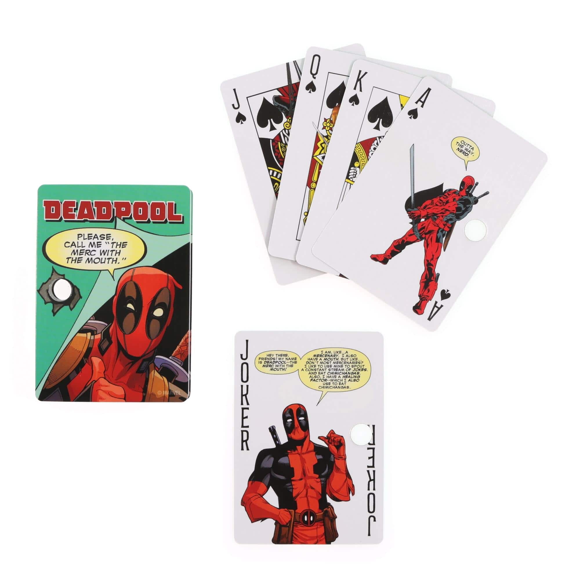 Marvel - Deadpool Quotes Playing Cards - Multi-Colored