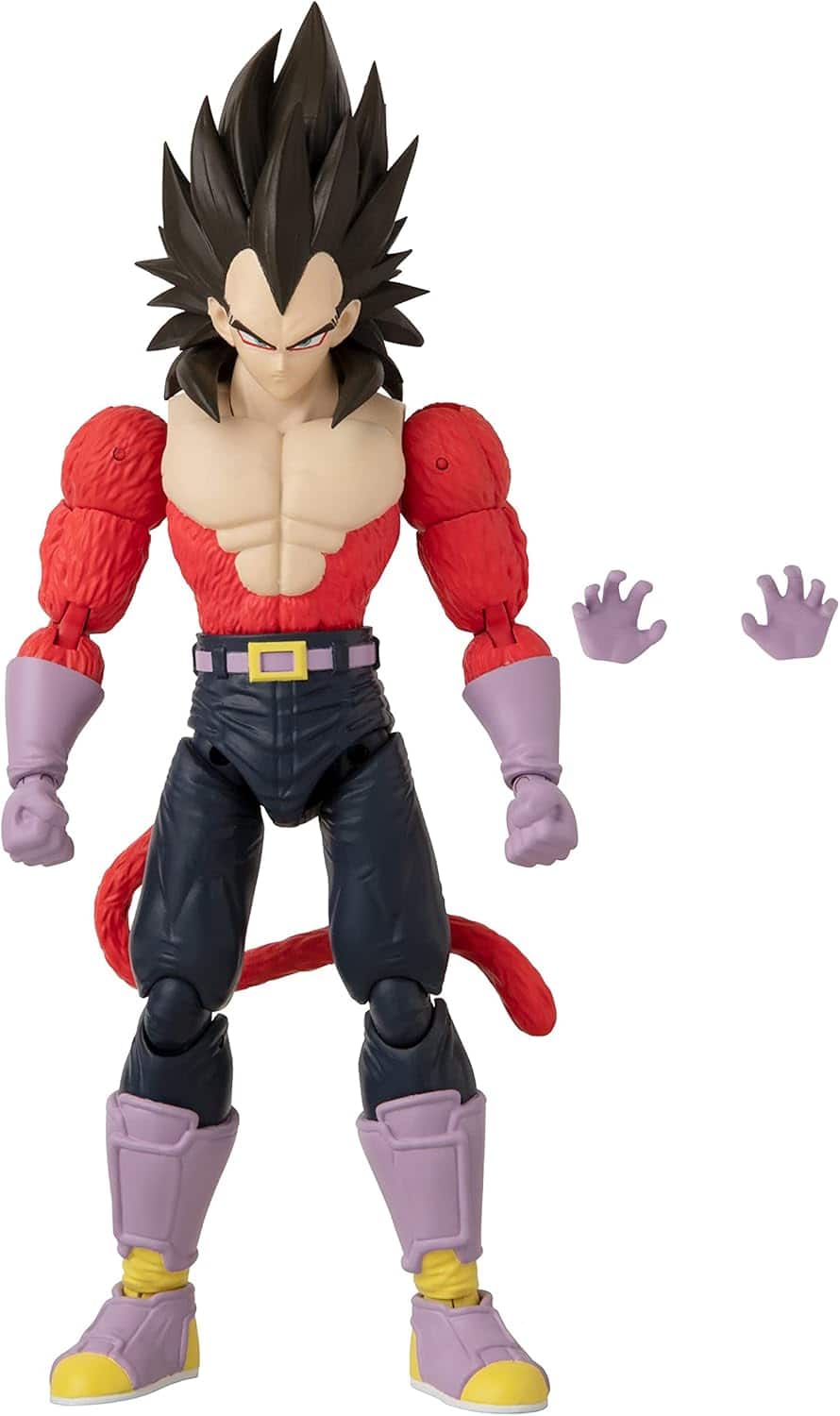 Bandai - Dragon Ball Super - Dragon Stars - Super Saiyan 4 Vegeta, 6.5" Action Figure - Multicolor