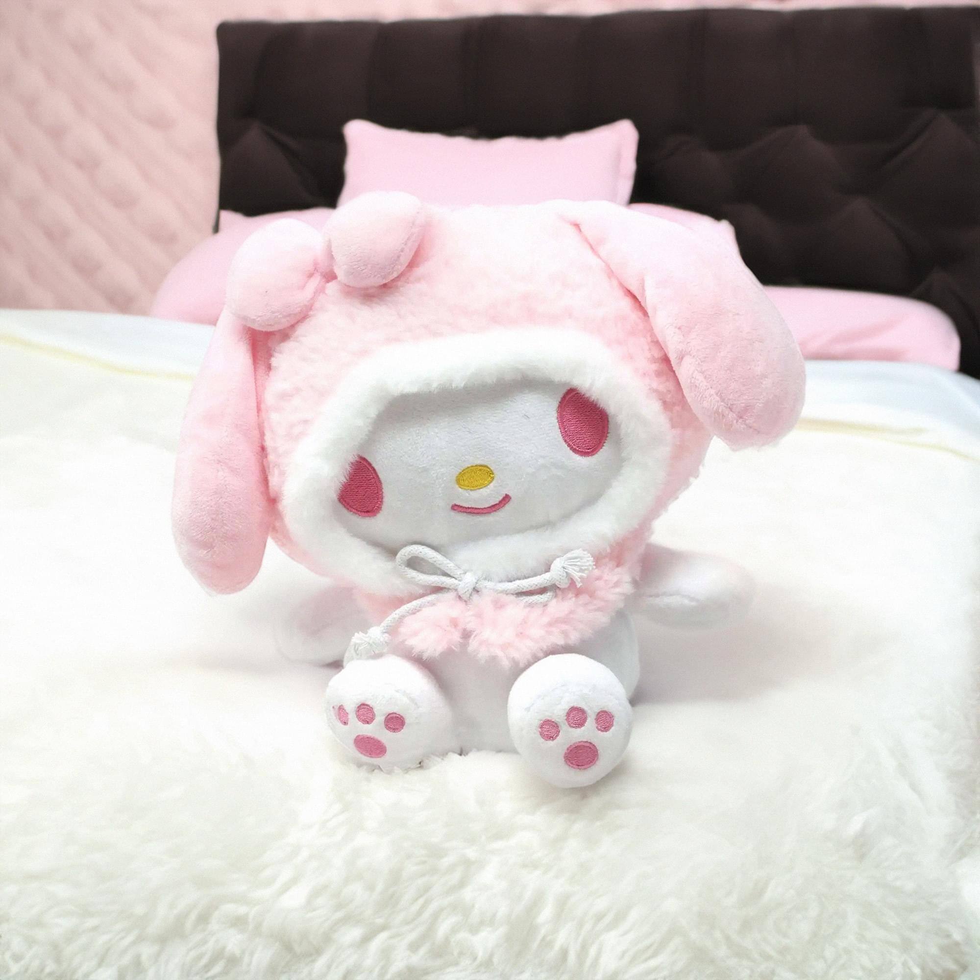 Alt View 1. Hello Kitty - Sanrio My Melody Pink Eyes 9.5 Inch Plush - Pink.