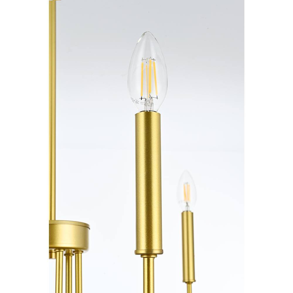 Alt View 3. Living District - Willa 26 inch Pendant Light in Brass - Brass.