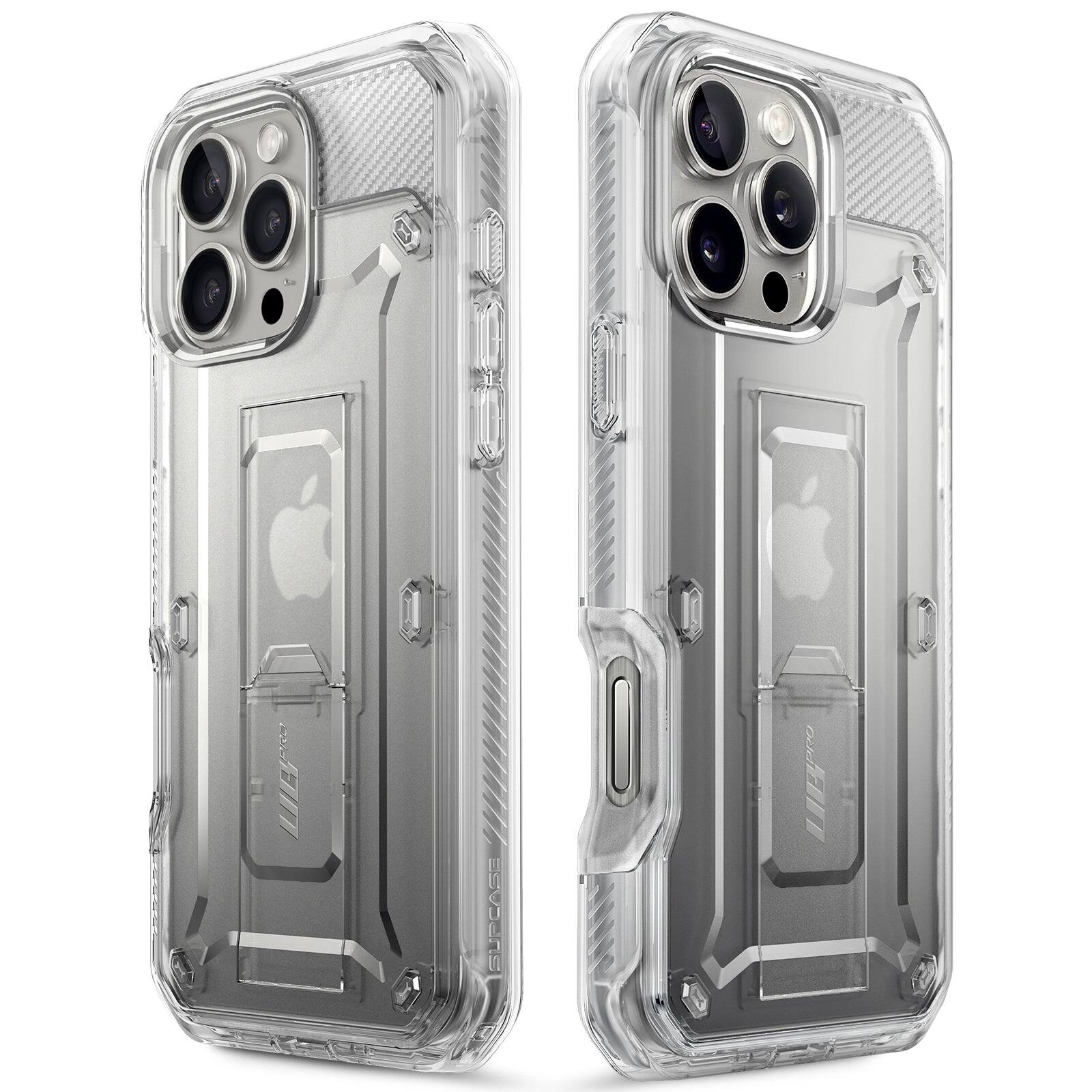Alt View 6. SUPCASE - iPhone 16 Pro 6.3 inch Unicorn Beetle Pro Rugged Case - Clear.