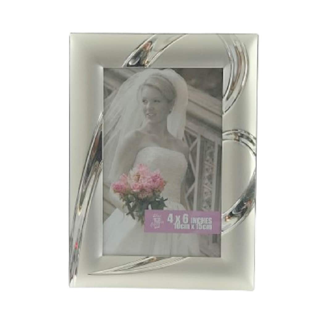 Jiallo - Valentina 4x6" Frm, Satin SP w/ Silver - Silver, Multi Color