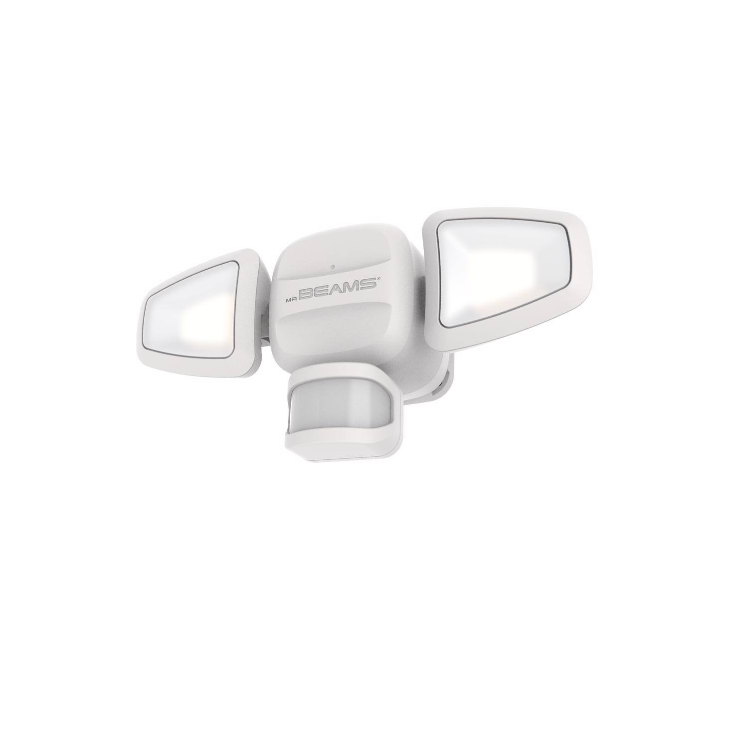 Left. Mr Beams - Mr. Beams Motion-Sensing Battery Powered LED White Security Light.