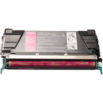 Alt View 3. Lexmark - Extra High Yield Return Program Magenta Toner Cartridge For C534 Printer - Laser - Magenta (C5346MX).