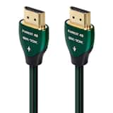 AudioQuest - Forest 48 9.8' 4K-8K-10K 48Gbps In-Wall Rated HDMI Cable - Black with Green Stripes