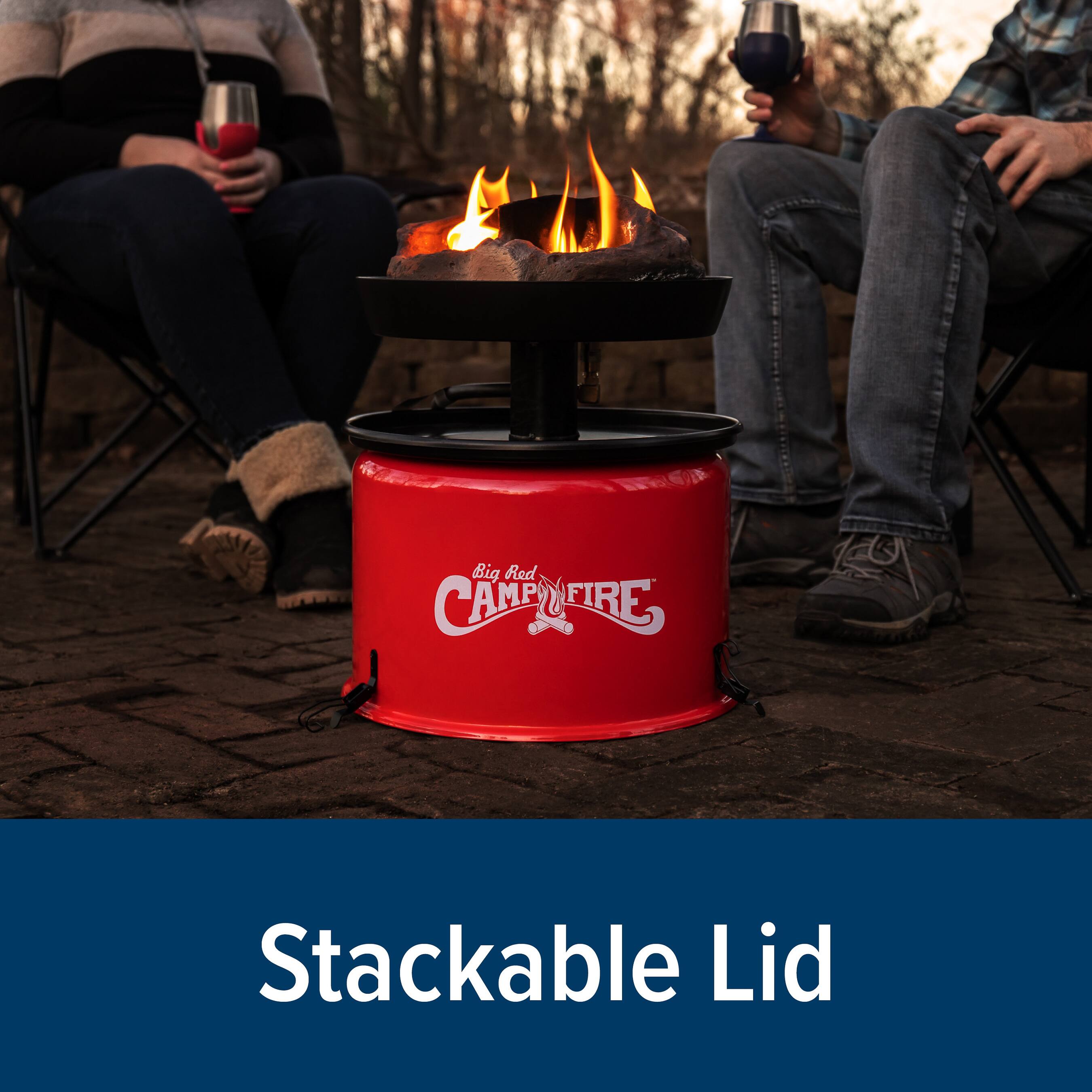 Big Red CAMPLUA FIRE Stackable Lid