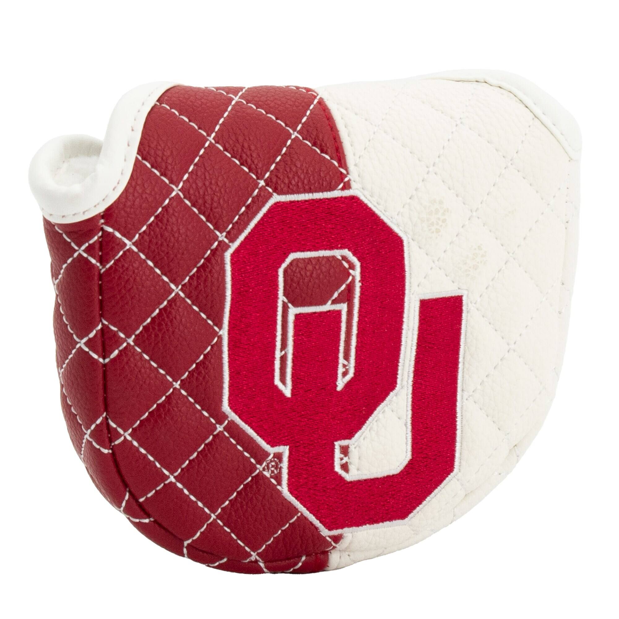 Alt View 2. Team Golf - Oklahoma Sooners Quilted Mallet Putter Cover - Multicolor.