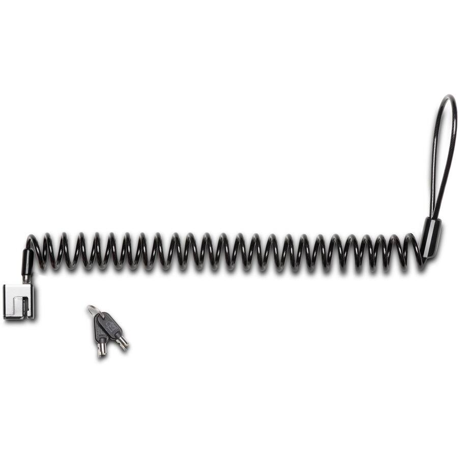 Alt View 2. Kensington - Kensington Portable Keyed Cable Lock for Surface Pro KD - 7.50 ft Cable - Portable - Keyed Lock - Black, Silver - Carbon.