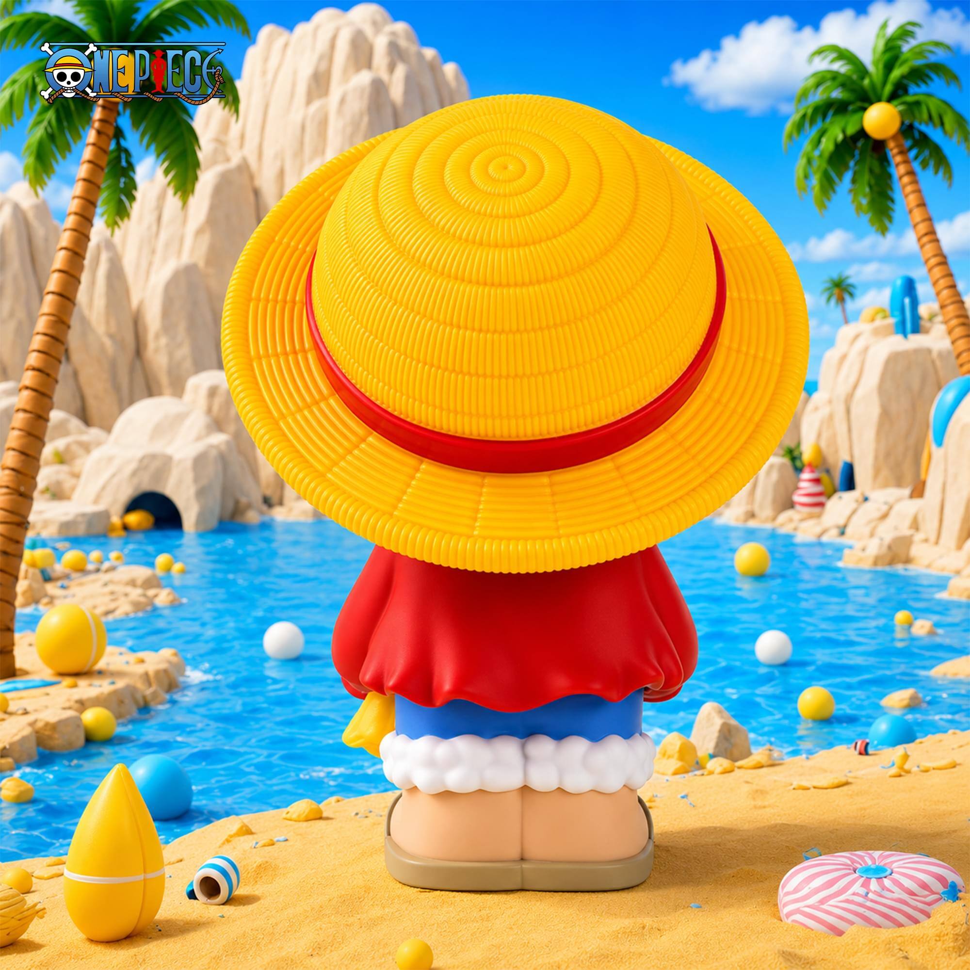 Alt View 4. Monogram - Monogram - One Piece - Luffy Figural Bank   - COLLECTIBLES - Multicolor.