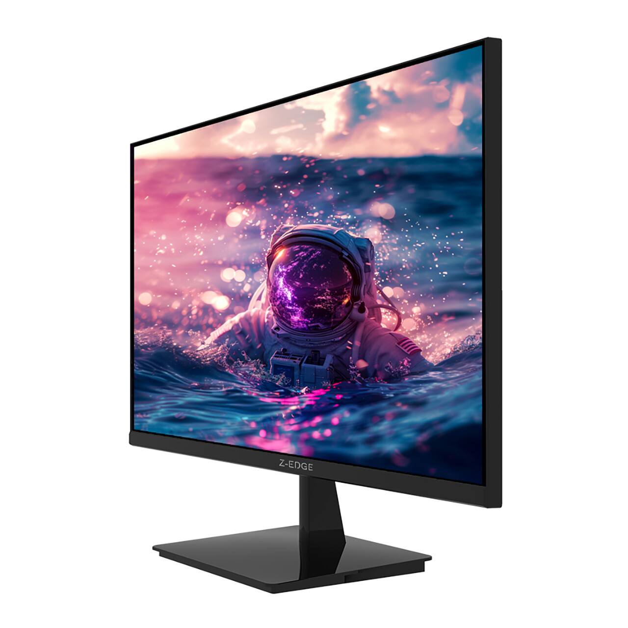 Back. Z-Edge - 27" 4K UHD 3840 x 2160 120 Hz 1 ms Flat-Panel IPS Gaming Monitor, HDMI 2.1, DisplayPort 1.4 - Black.