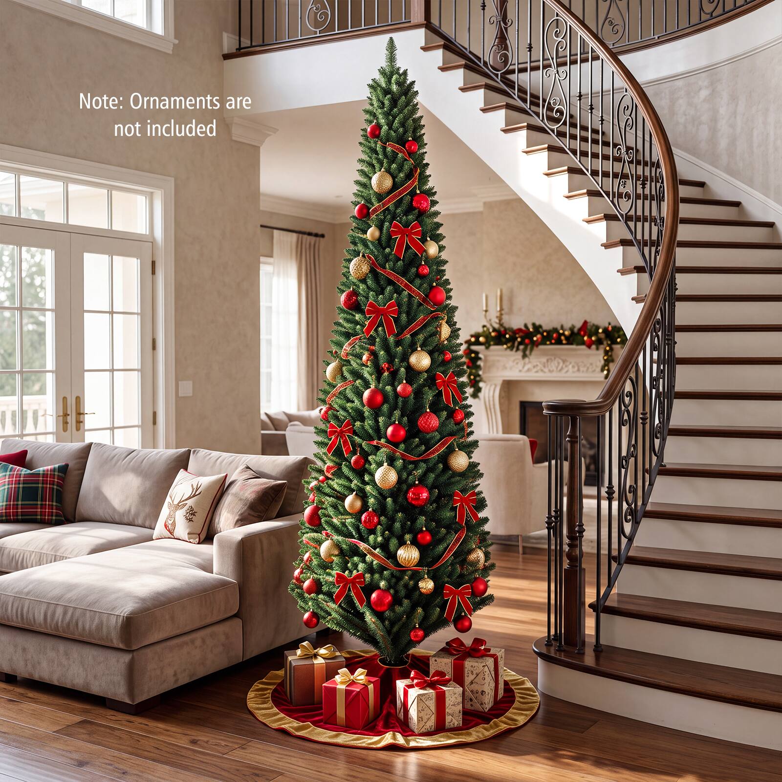 Note: Ornaments are not included