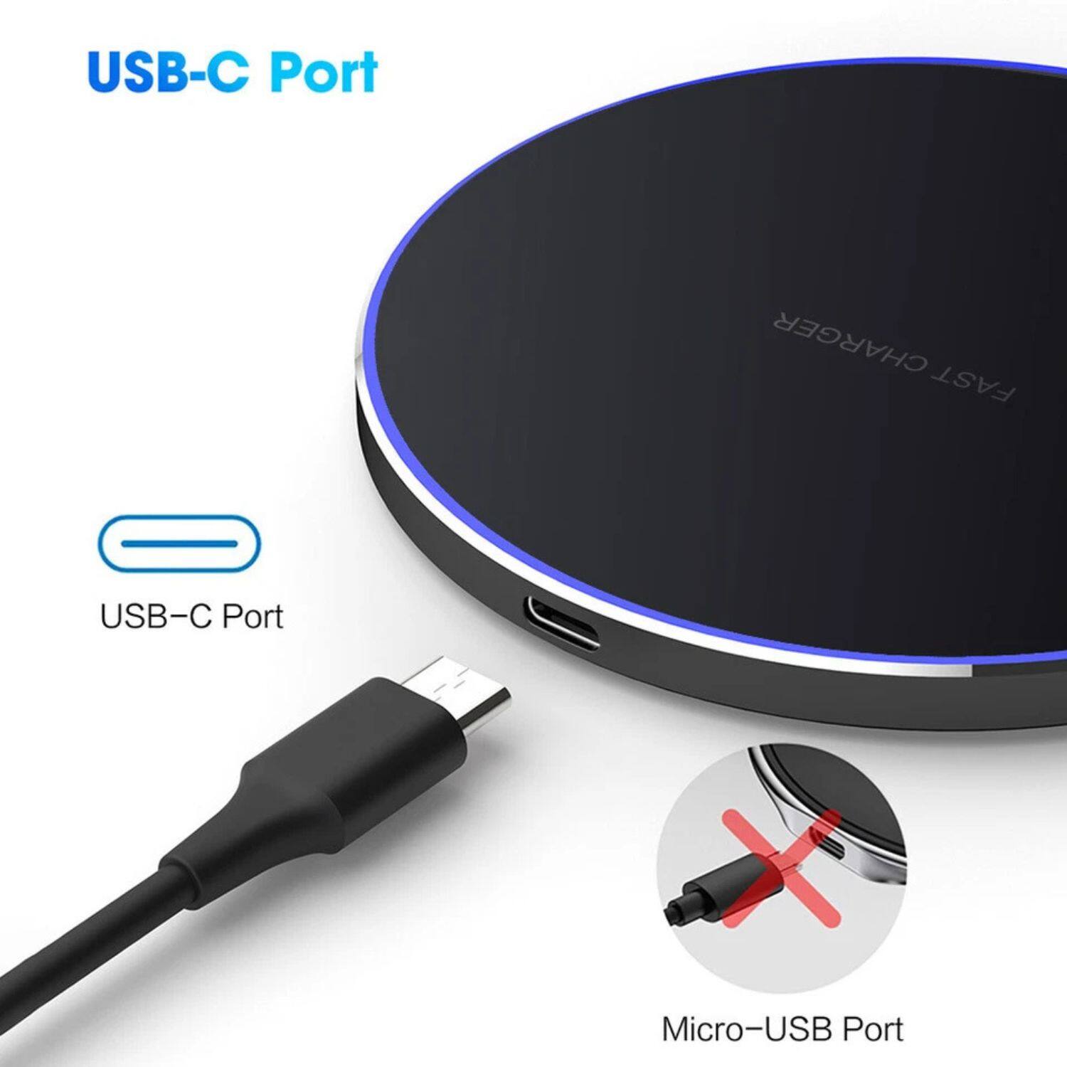 USB-C Port  
USB-C Port  

FAST CHARGING  

Micro-USB Port