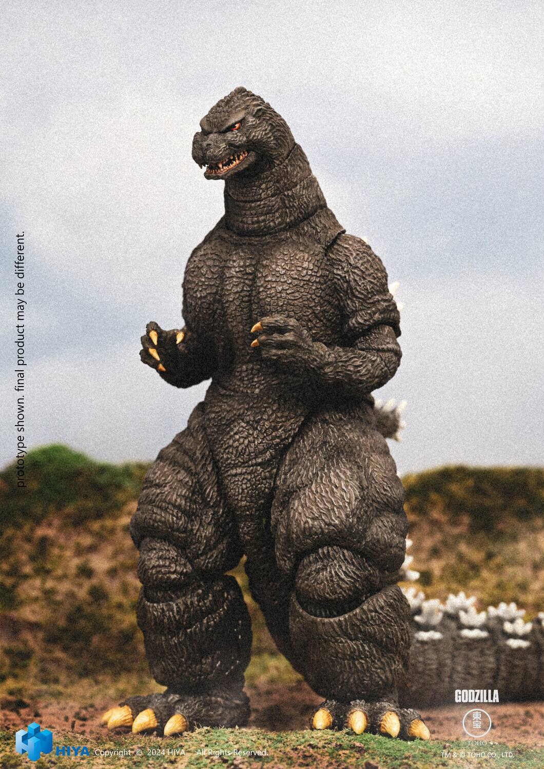 Different. Be may product final shown. Prototype GODZILLA HIYA Copyright © 2024 HIYA All Rights Reserved. OHO M& & C TOH.CO. LTD.