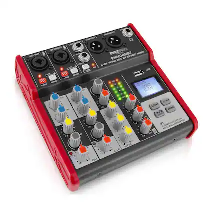 PYLEPRO PMXU48BT 4.1 Wireless BT Studio Mixer
- MIC/INST 1
- MIC/INST 2
- MAIN OUT L
- MAIN OUT R
- 4-CH
- USB
- Bluetooth CONNECT & PLAY
- MENU
- ENTER
- BT PLAYER/RECORDER MP3/WMA/APE/FLAC
- EFFECT
- CH1
- CH2
- IMPED
- +48V
- GAIN
- HIGH
- MID
- LOW
- PFL
- PFL
- PFL
- PFL
- PFL
- PFL
- PFL
- PFL
- PFL
- PFL
- PFL
- PFL
- PFL
- PFL
- PFL
- PFL
- PFL
- PFL
- PFL
- PFL
- PFL
- PFL
- PFL
- PFL
- PFL
- PFL
- PFL
- PFL
- PFL
- PFL
- PFL
- PFL
- PFL
- PFL
- PFL
- PFL