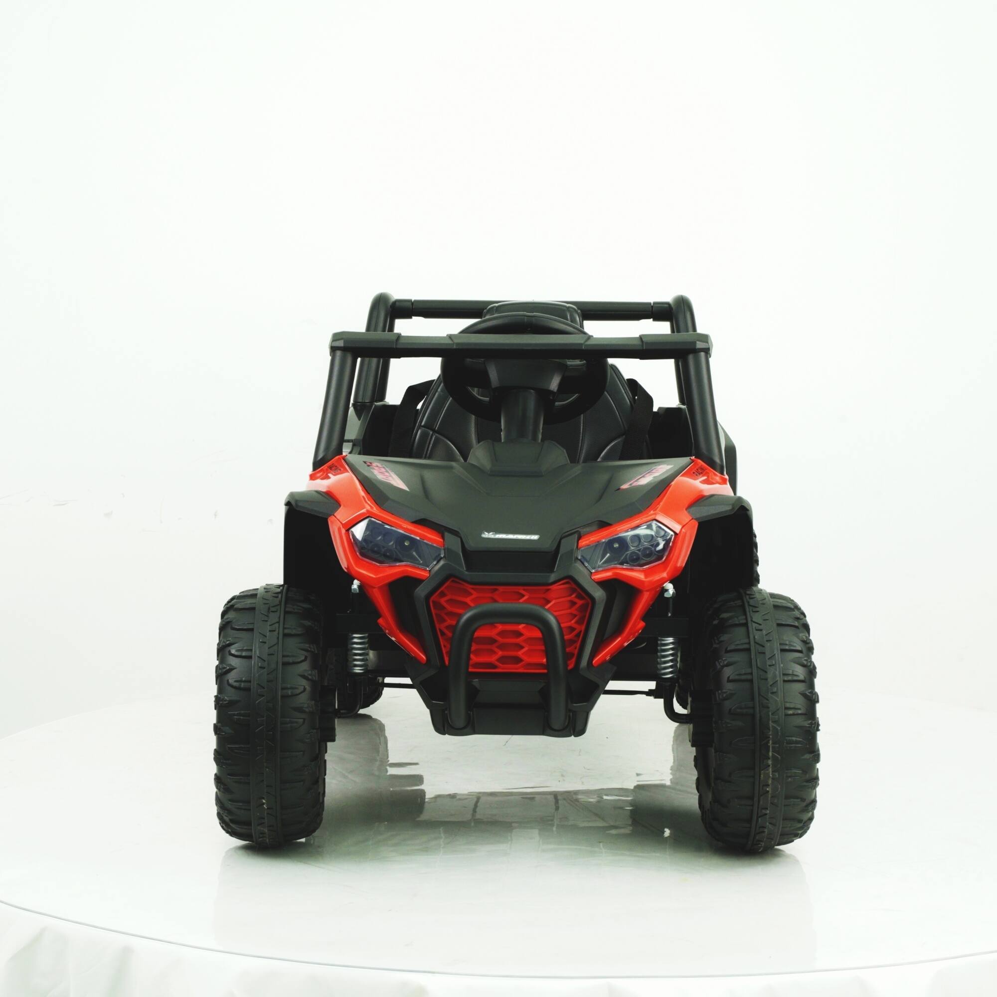 Alt View 1. ELEMENT ACE - 12V Kids Electric Ride-On UTV Car with Remote Control, Ideal Outdoor Toy Vehicle with Music and LED Lights - Red.