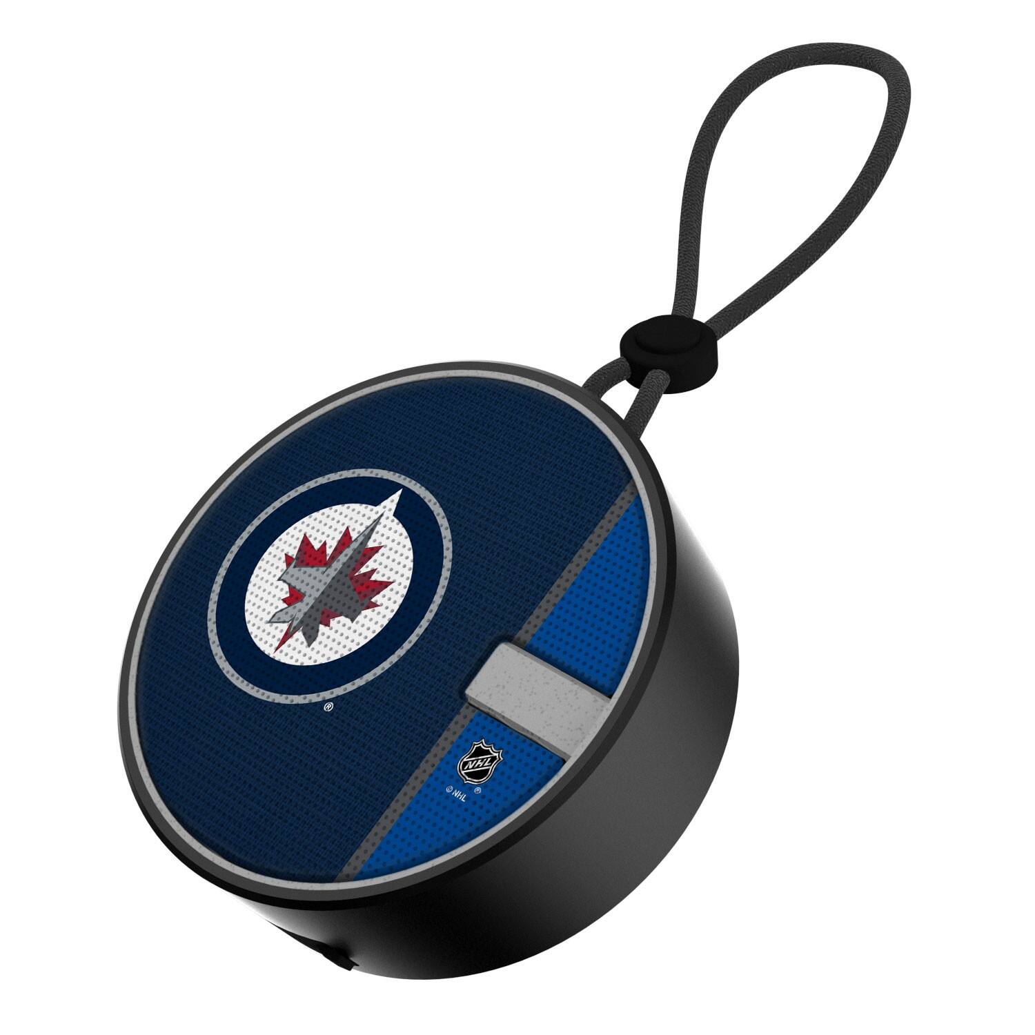 Front. Keyscaper - Winnipeg Jets Logo Waterproof Bluetooth Speaker - Multicolor.