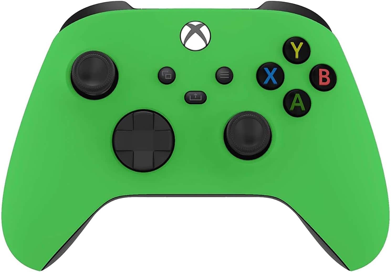 Front. Custom Controllerzz - Custom Wireless Controller for Xbox Series X|S, Xbox One, & PC - Green.