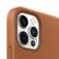 Alt View 1. Apple - Apple iPhone 12 Pro Max Leather Case with MagSafe - Saddle Brown - Brown.