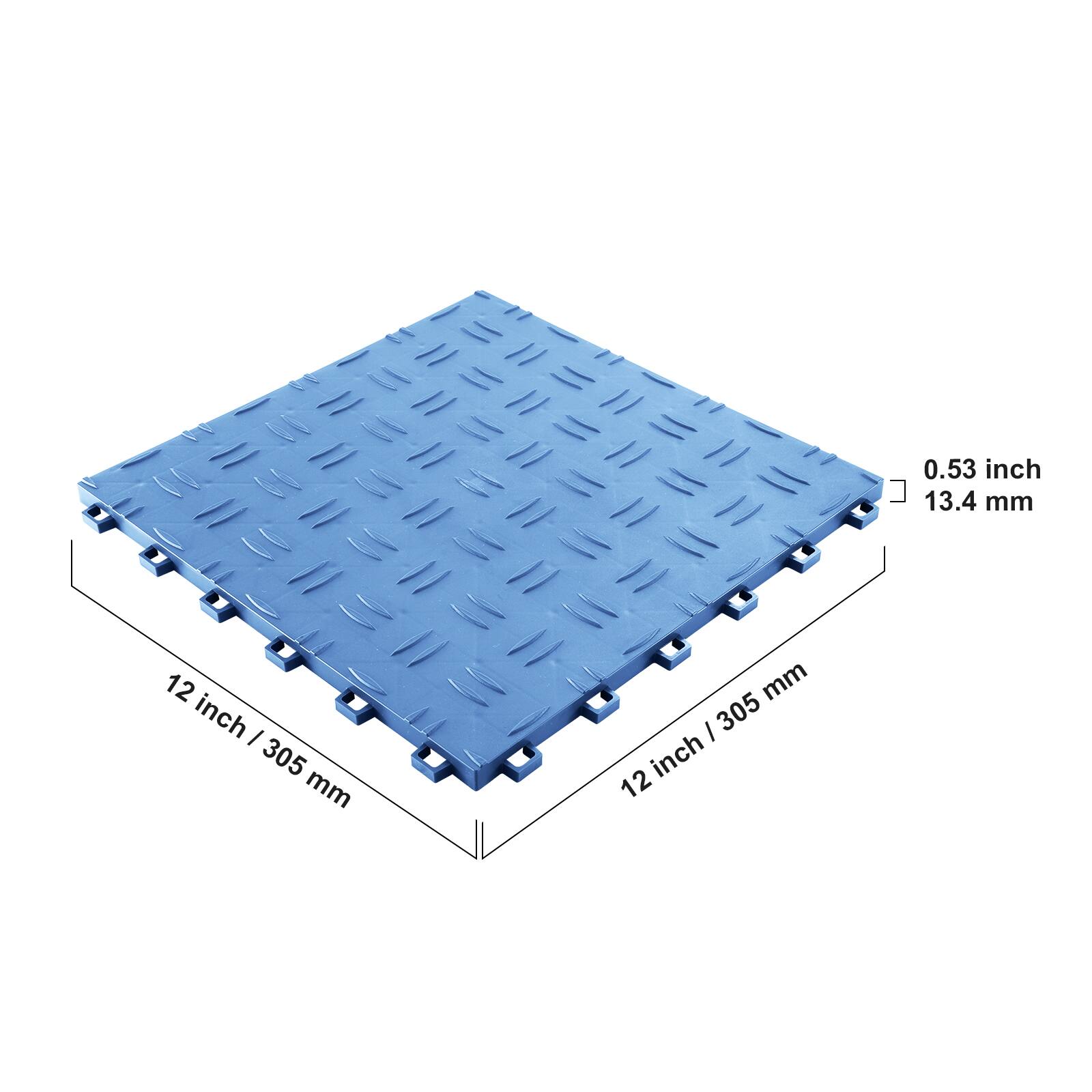 0.53 inch / 13.4 mm  
12 inch / 305 mm