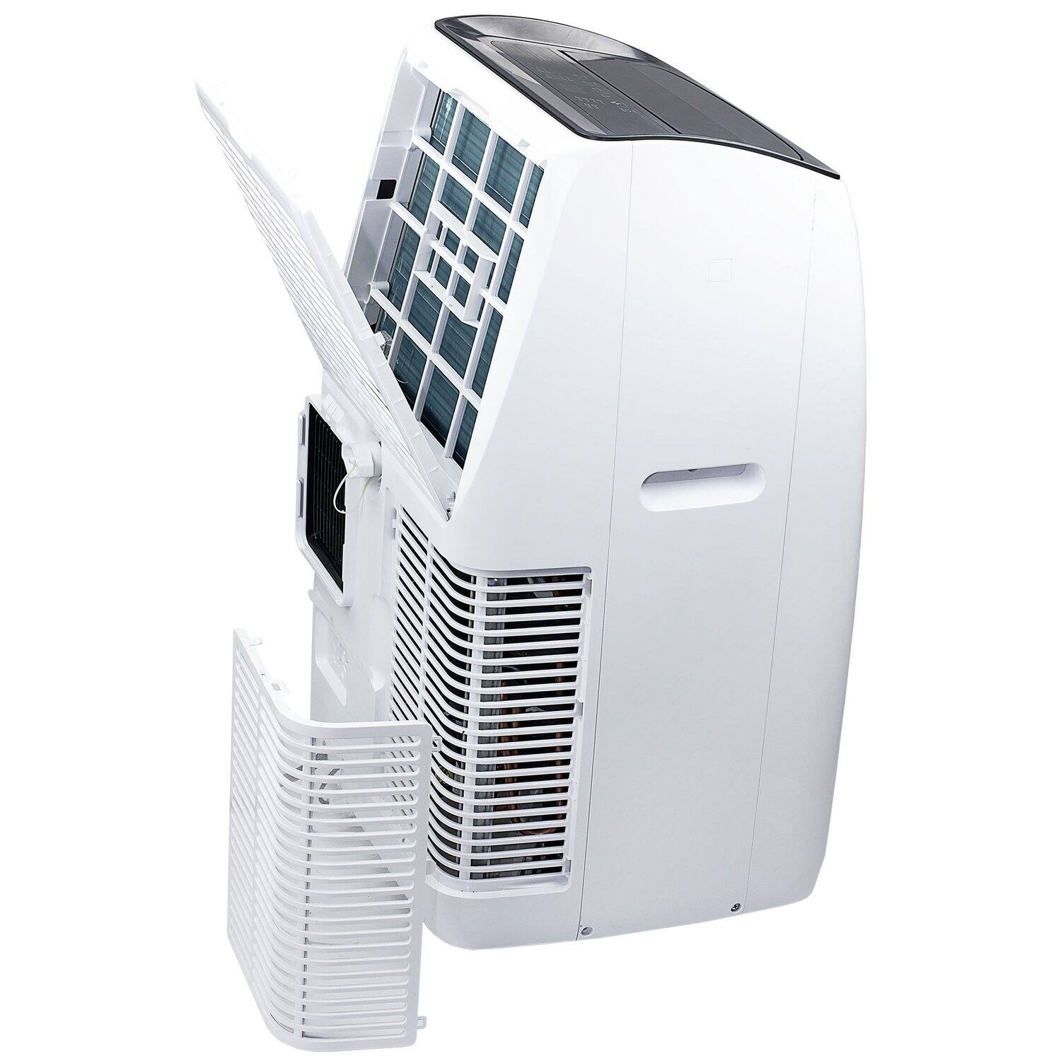 Alt View 13. TCL - 450 Sq. Ft. 10,000 BTU SACC Smart Portable Air Conditioner with Supplemental Heater - White.