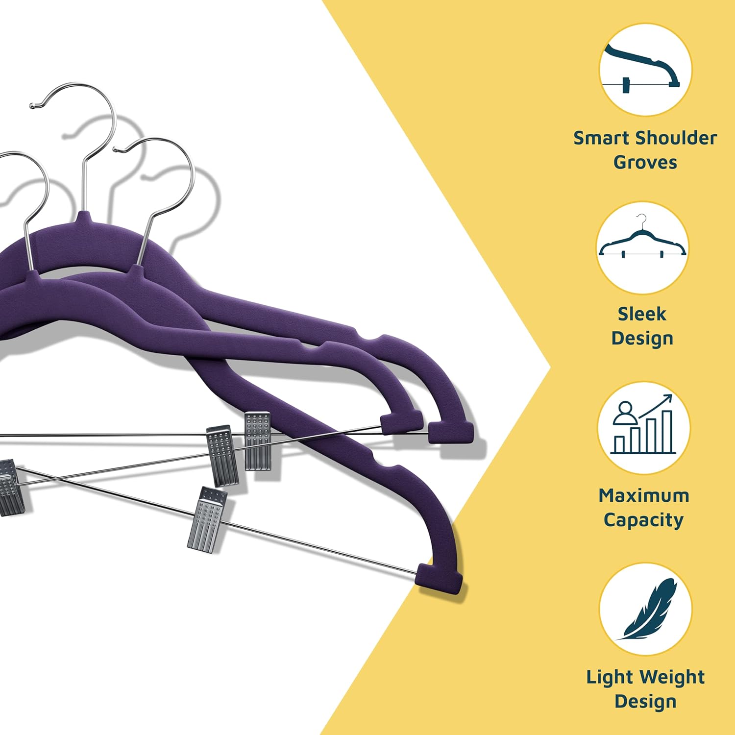 Smart Shoulder Groves, Sleek Design, Maximum Capacity, Light Weight Design