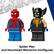 Spider-Man and Venomized Wolverine minifigures
