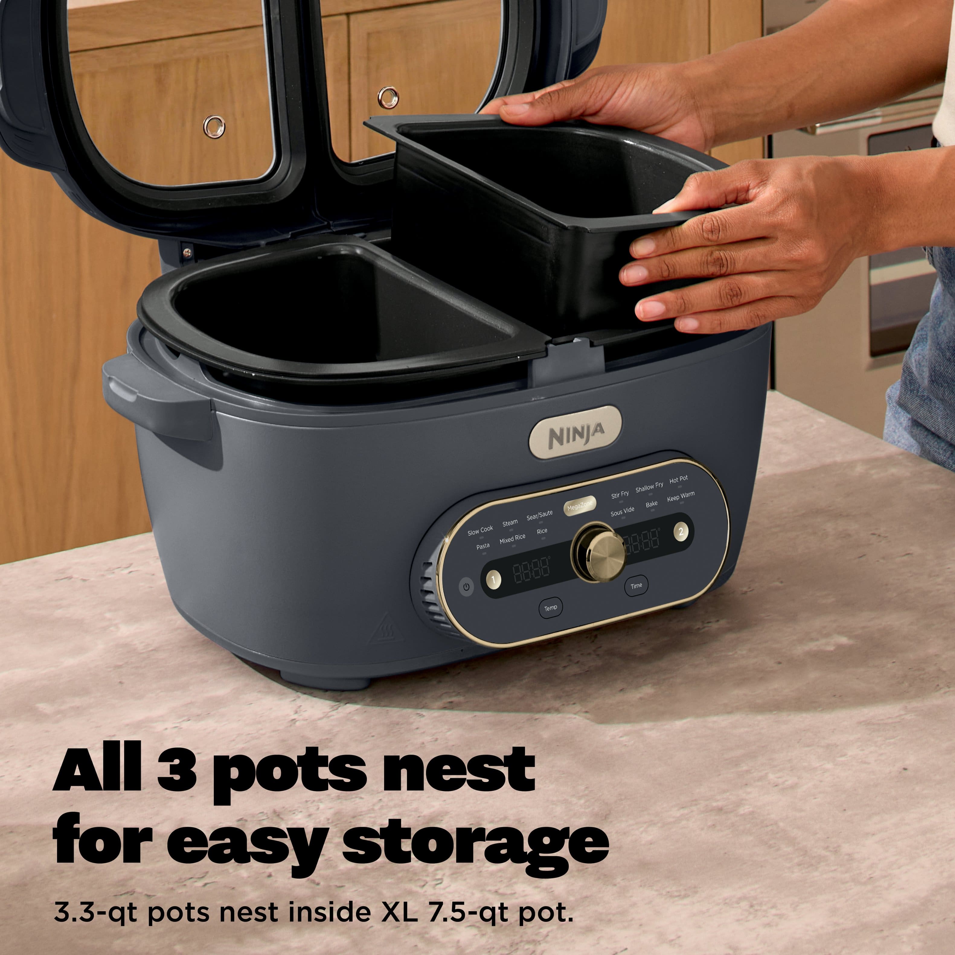 Ninja MultiPot XL 12 in 1 DualZone Multicooker Cyberspace - Best Buy