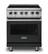 Front. Viking - 5 Series 30" Wide Freestanding Electric Range - Antique Bronze.