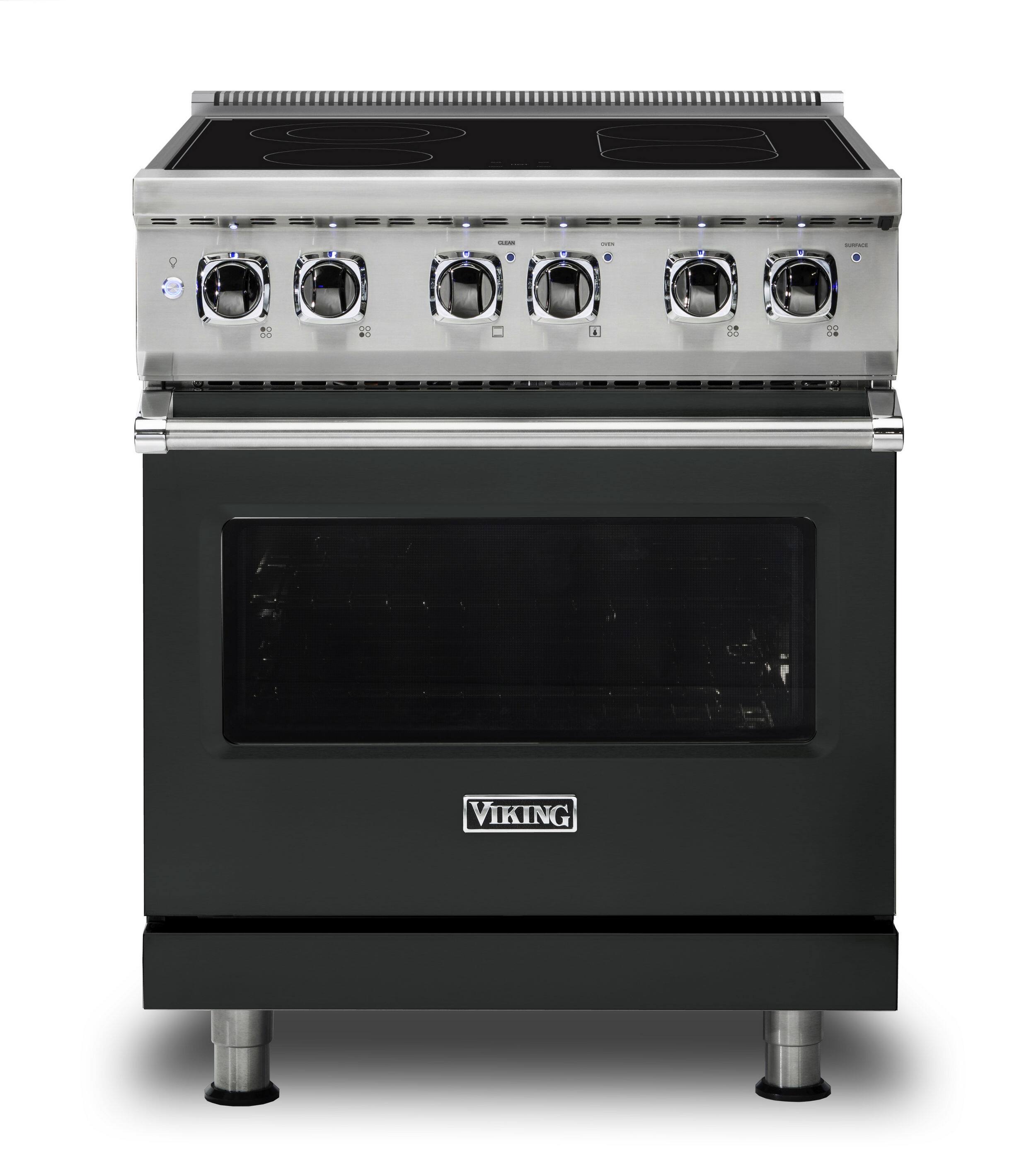 Viking - 5 Series 30" Wide Freestanding Electric Range - Antique Bronze