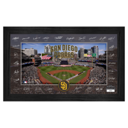 Highland Mint - San Diego Padres Framed 12" x 20" 2025 Signature Field Photograph - Facsimile Signatures - Limited Edition of 5,000 - Multicolor