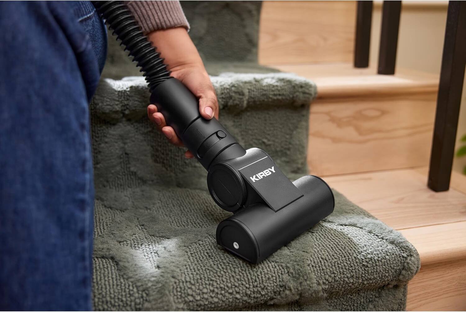 Back. Kirby - C530 Signature Series Canister Vacuum with Turbo Nozzle - Carbon Black.