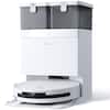 Front. ECOVACS Robotics - DEEBOT T50 PRO OMNI Robot Vacuum & Mop, 15,000Pa, 3.19" Ultra-Slim, ZeroTangle 2.0, 10-in-1 Hot-Wash OMNI Station - White.