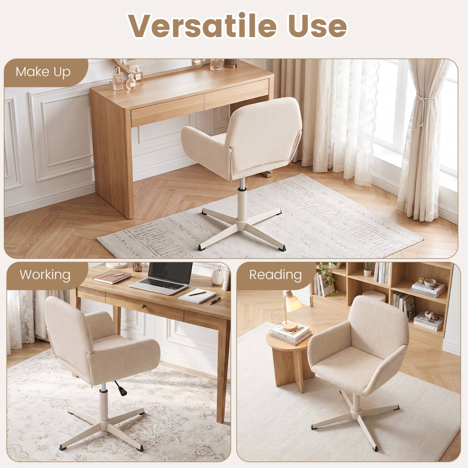 Versatile Use

Make Up

Working

Reading