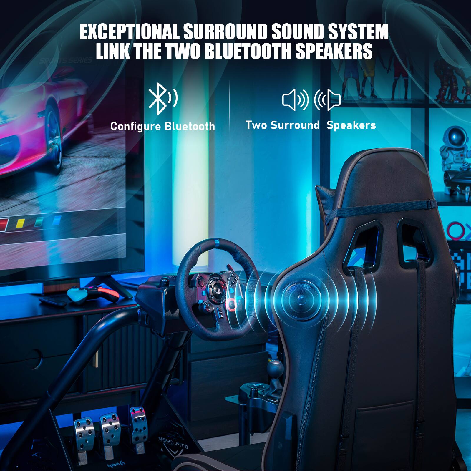 Exceptional Surround Sound System: Link the Two Bluetooth Speakers.