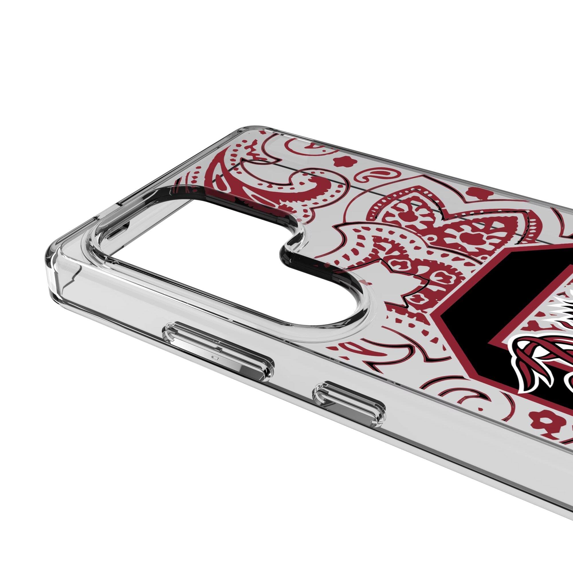 Alt View 2. Keyscaper - South Carolina Gamecocks Paisley Galaxy Clear Case - S25 Ultra - Multicolor.