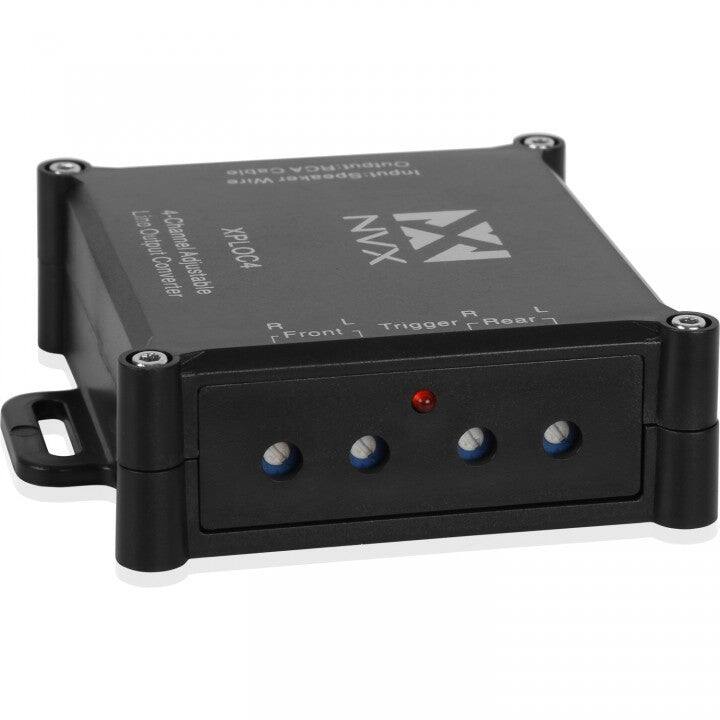 OUIBUERCA Cable Input Speaker Wire Speaker Line Out Converter Output Converter 4-Channel Adjustable XPLOCA NVX IXI R L R 7 Trigger 7 Rear 7 Front 0