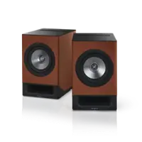 Technics - Premium Class Hi-Res 200W Wireless Bookshelf Networking Speakers - Terracotta Brown - Front_Zoom