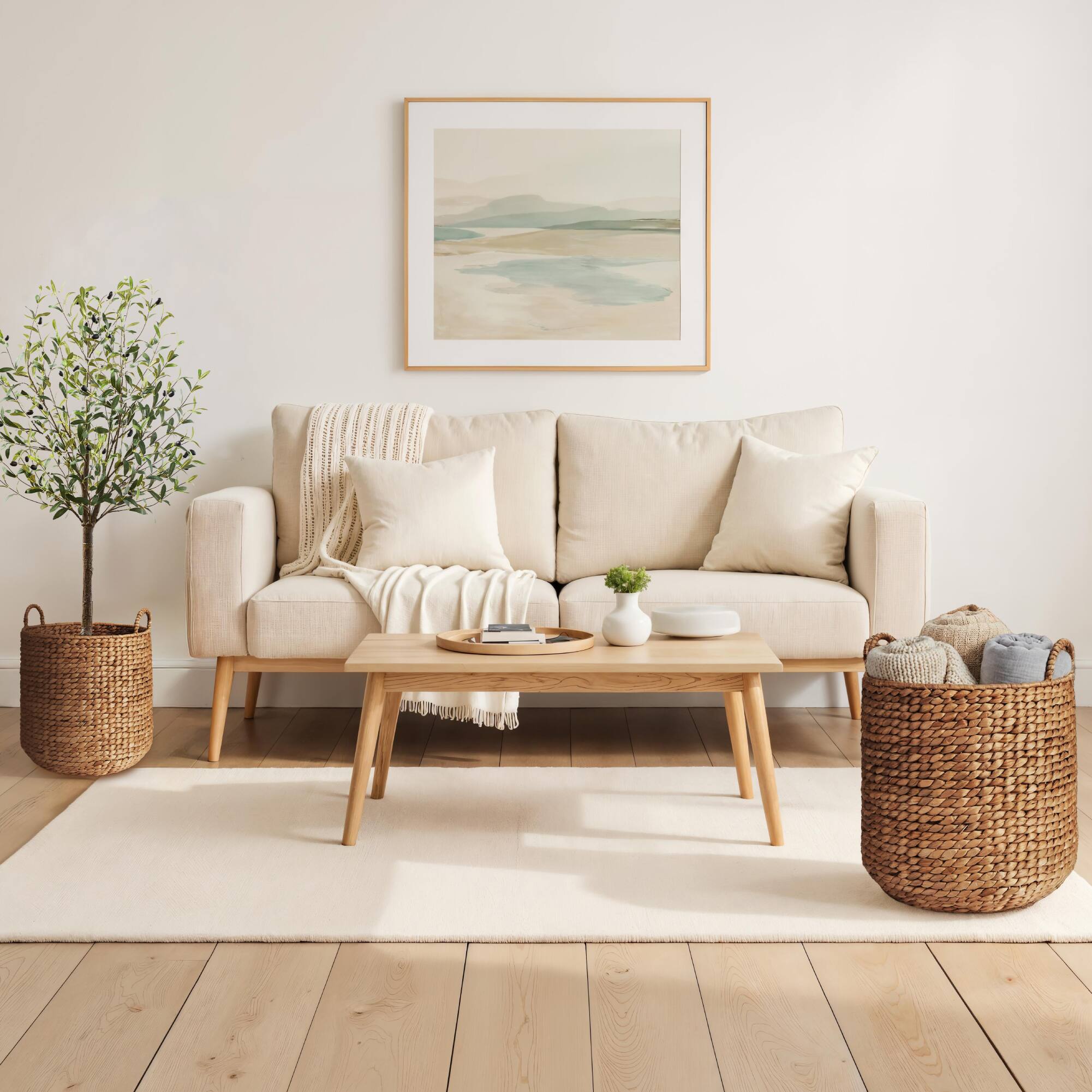 Alt View 3. Best Choice Products - Best Choice Products 2-Piece Round Nesting Baskets W/Handles, Water Hyacinth Plant Holder & Storage Organizer - Chestnut - Chestnut.