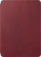 Amazon - Kindle Paperwhite/Colorsoft Case, Premium Leather, Foldable Lightweight Cover - Ruby - Front_Zoom