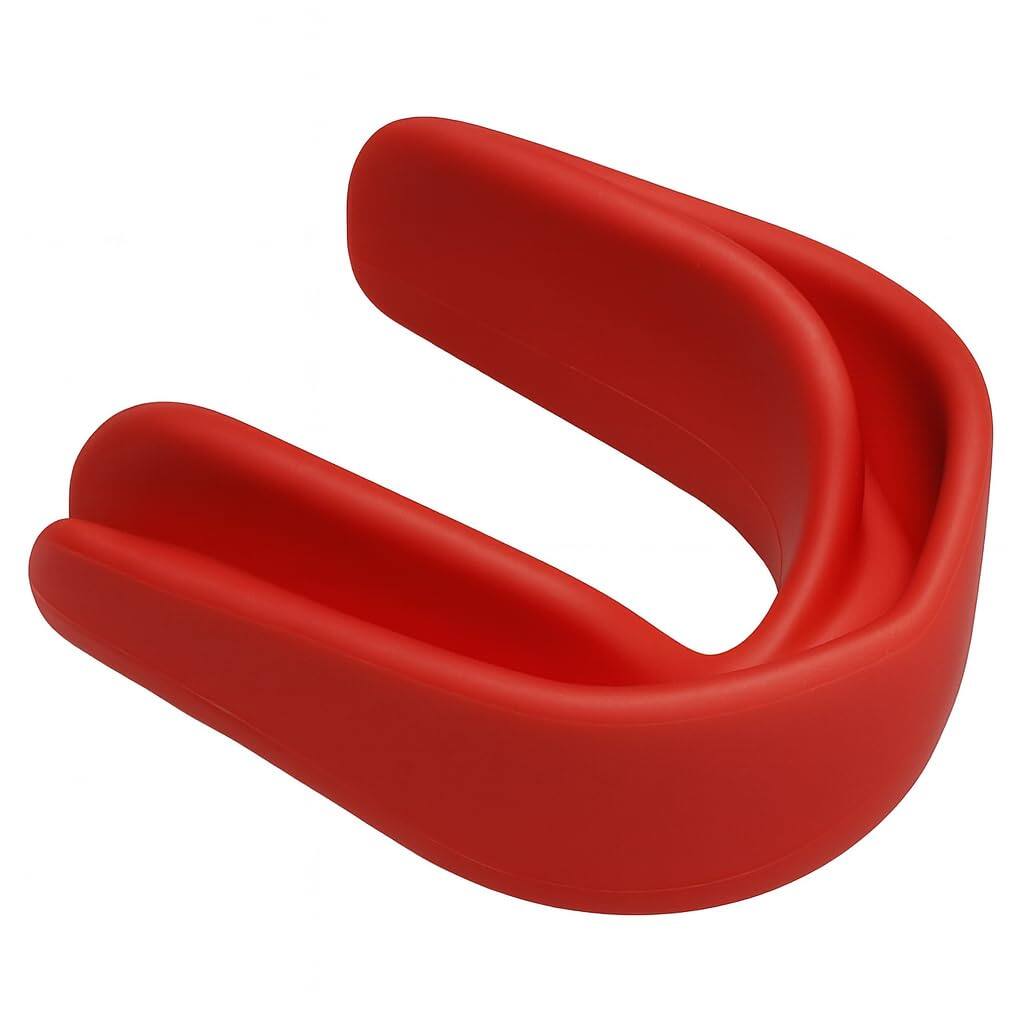 Alt View 2. Amber Sporting Goods - Breathable Boil & Bite MMA Mouth Guard for Boxing & Wrestling, Super Tough Combat Mouthpiece – Red (Pack of 10) - Red.