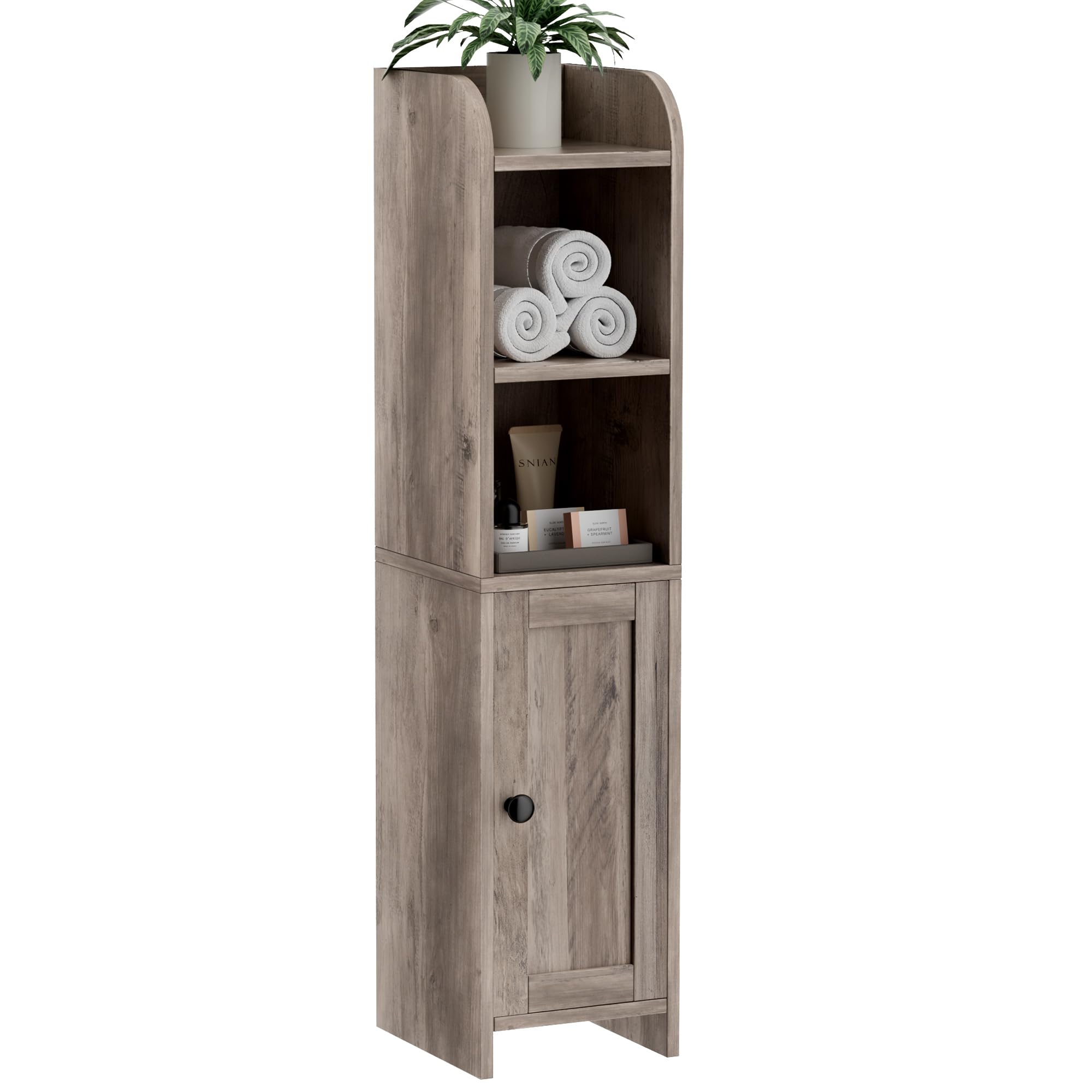 Greige-7.9"D x 7.1"W x 31"H