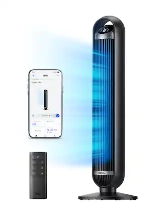 B d 3 . = - 9-41 DRED Living cum nectroem Cening - E Tower Fan 1.. . Norma + - a nomprenature 60 Setting - Setunta Neut Aucoan 9:00 PM 4 Sneep + : DREO. DREO