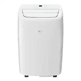 LG - 300 Sq. Ft. Smart Portable Air Conditioner 7,300 BTU - White