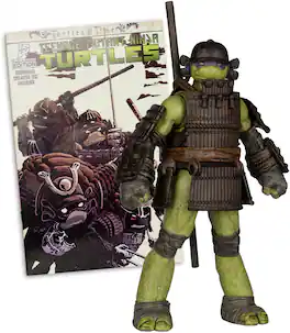 McFarlane Toys - Teenage Mutant Ninja Turtles - Page Punchers - Donatello 5" Action Figure with Turtles in Time Comic - COLLECTIBLES - Multicolor